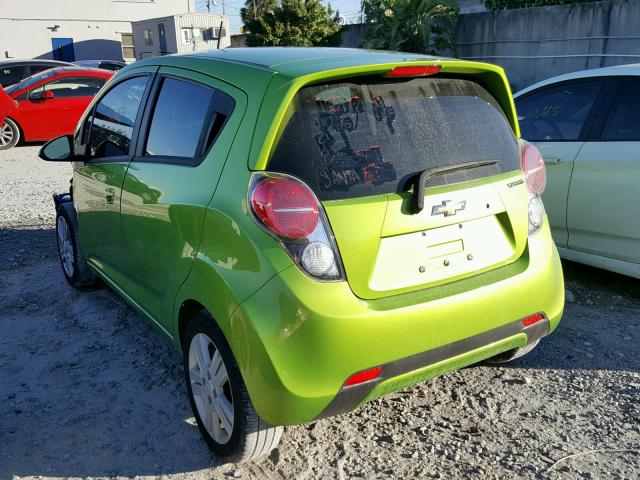 KL8CB6S95FC789381 - 2015 CHEVROLET SPARK LS GREEN photo 3