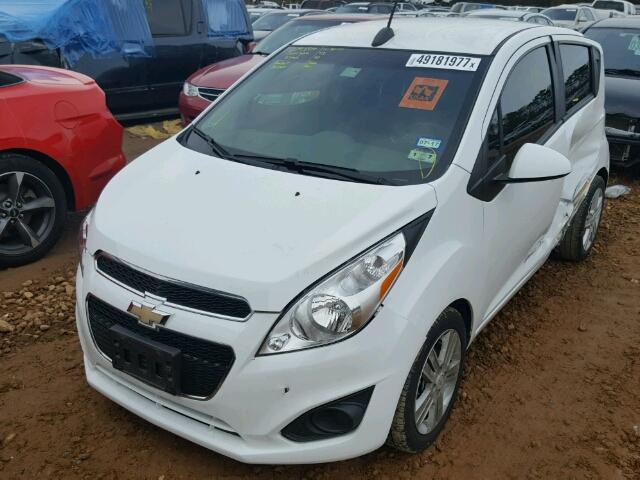 KL8CB6S90FC729993 - 2015 CHEVROLET SPARK LS WHITE photo 2