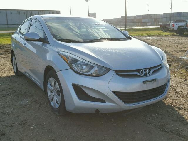 KMHDH4AEXGU573885 - 2016 HYUNDAI ELANTRA SE SILVER photo 1