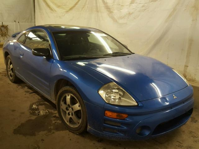 4A3AC44G43E015177 - 2003 MITSUBISHI ECLIPSE GS BLUE photo 1