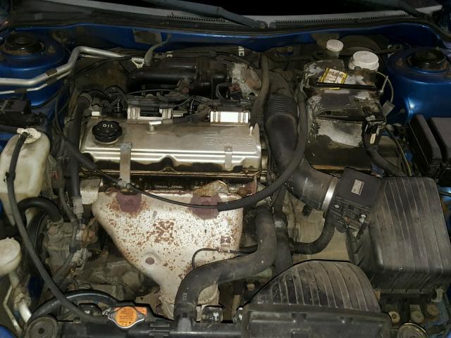 4A3AC44G43E015177 - 2003 MITSUBISHI ECLIPSE GS BLUE photo 7