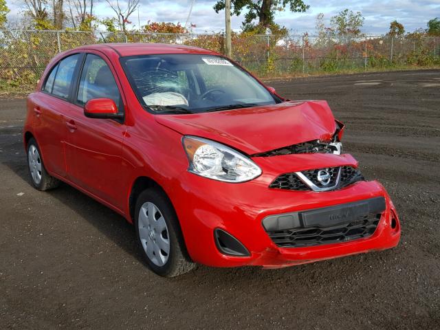 3N1CK3CP0HL262491 - 2017 NISSAN MICRA RED photo 1