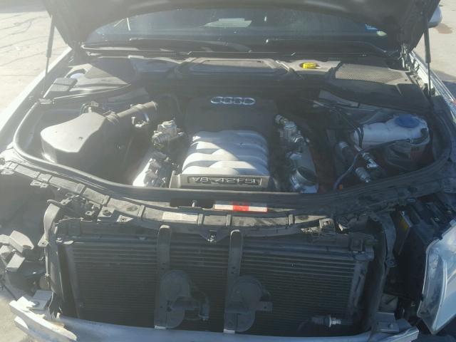 WAUMV94EX9N007001 - 2009 AUDI A8 L QUATT GRAY photo 7