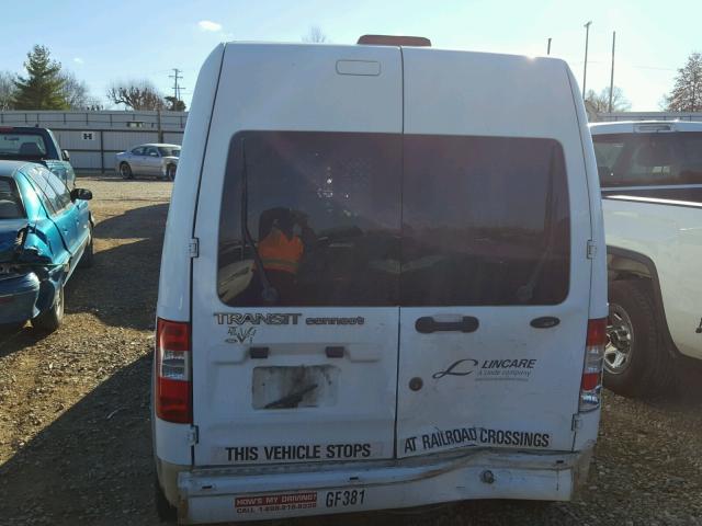 NM0LS7DNXBT065118 - 2011 FORD TRANSIT CO WHITE photo 9