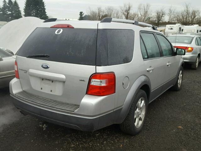 1FMZK05106GA55806 - 2006 FORD FREESTYLE SILVER photo 4