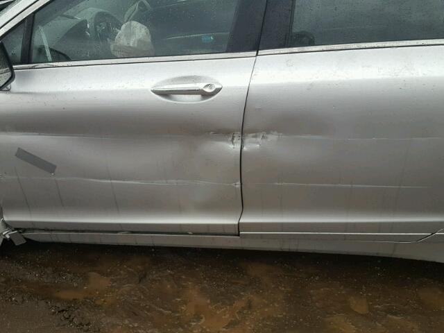 3LN6L2G93DR805042 - 2013 LINCOLN MKZ Արծաթագույն լուսանկար 9