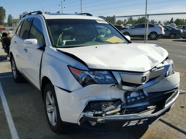 2HNYD2H25BH509275 - 2011 ACURA MDX WHITE photo 1