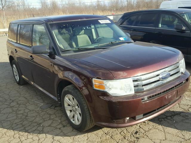 2FMGK5BC0ABA18328 - 2010 FORD FLEX SE BURGUNDY photo 1