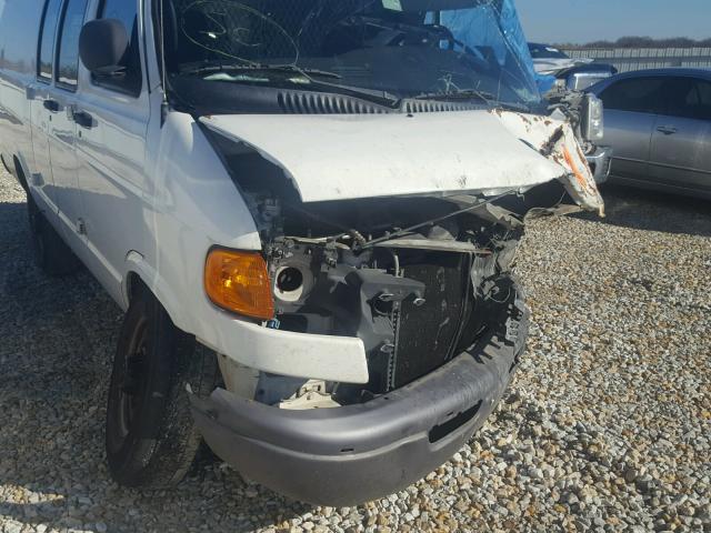 2B7KB31Y81K518348 - 2001 DODGE RAM VAN B3 WHITE photo 10