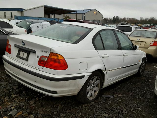 WBAAV33461FU85309 - 2001 BMW 325 I WHITE photo 4