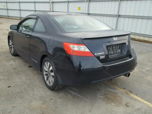 2HGFG1B84AH531294 - 2010 HONDA CIVIC EX BLACK photo 3