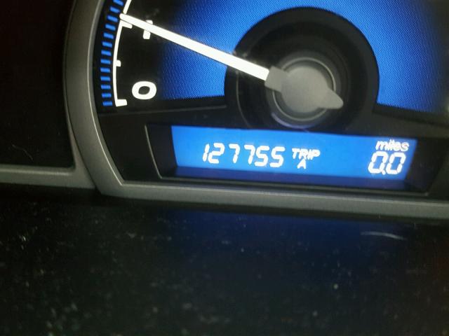 2HGFG1B84AH531294 - 2010 HONDA CIVIC EX BLACK photo 8