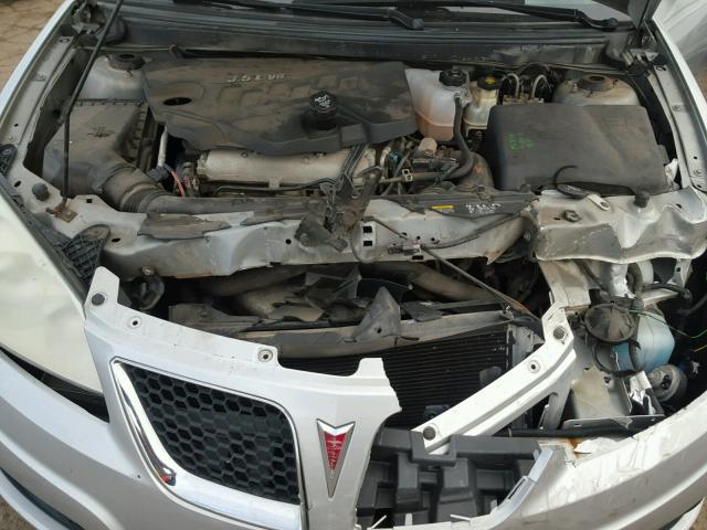 1G2ZJ57K194261270 - 2009 PONTIAC G6 SILVER photo 7