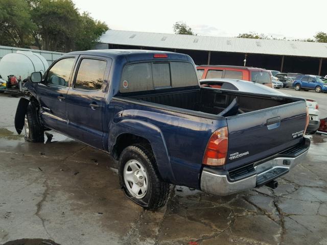 3TMJU62N16M017349 - 2006 TOYOTA TACOMA DOU BLUE photo 3