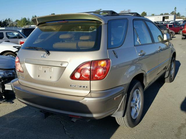 JT6GF10U8Y0058401 - 2000 LEXUS RX 300 GOLD photo 4