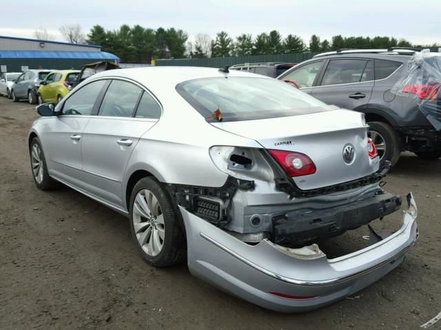 WVWMP7AN5BE705303 - 2011 VOLKSWAGEN CC SPORT SILVER photo 3