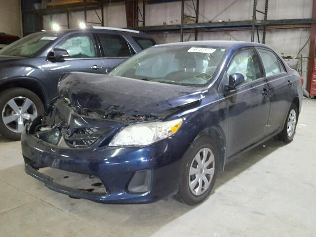 2T1BU4EE9BC624638 - 2011 TOYOTA COROLLA BA BLUE photo 2