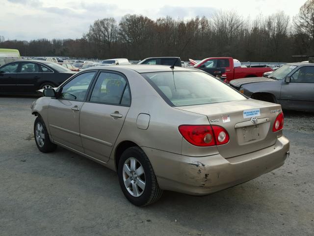 1NXBR32E66Z649159 - 2006 TOYOTA COROLLA CE TAN photo 3