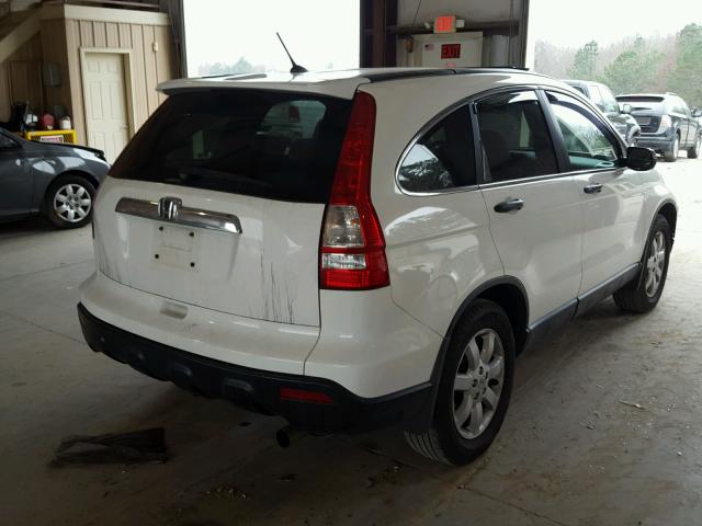 5J6RE48567L005478 - 2007 HONDA CR-V EX WHITE photo 4