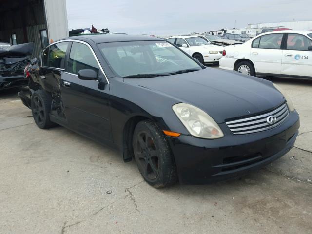 JNKCV51E04M613044 - 2004 INFINITI G35 BLACK photo 1