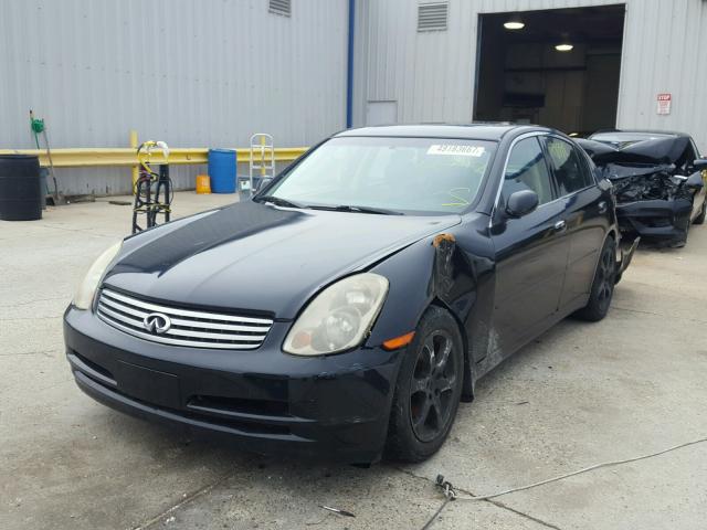 JNKCV51E04M613044 - 2004 INFINITI G35 BLACK photo 2