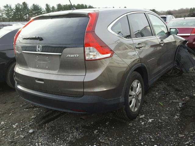 5J6RM4H53DL013617 - 2013 HONDA CR-V EX GRAY photo 4