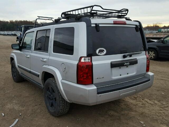 1J8HG48K37C501588 - 2007 JEEP COMMANDER ვერცხლისფერი ფოტო 3