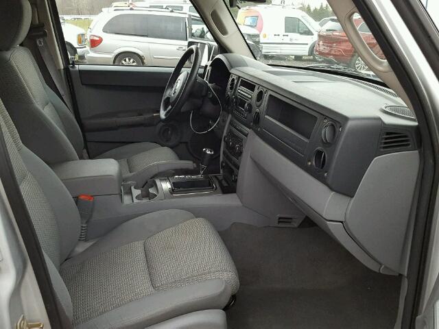 1J8HG48K37C501588 - 2007 JEEP COMMANDER ვერცხლისფერი ფოტო 5
