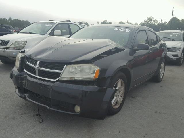 1B3LC56K88N629533 - 2008 DODGE AVENGER SX BLACK photo 2