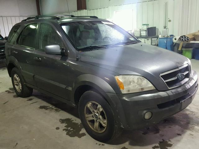 KNDJC733145307549 - 2004 KIA SORENTO EX GRAY photo 1