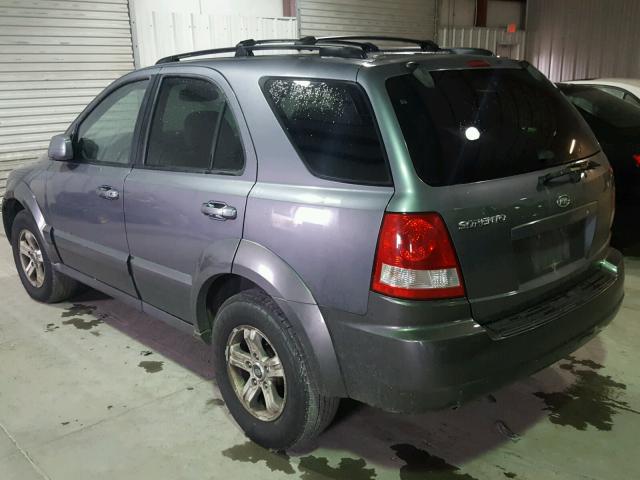 KNDJC733145307549 - 2004 KIA SORENTO EX GRAY photo 3