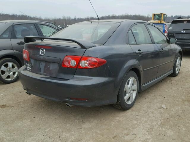 1YVHP84C255M73422 - 2005 MAZDA 6 I GRAY photo 4