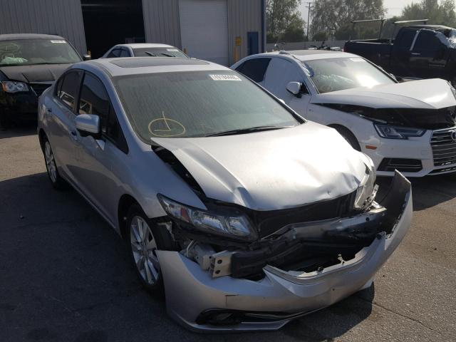 19XFB2F92EE233091 - 2014 HONDA CIVIC EXL 银色 照片 1