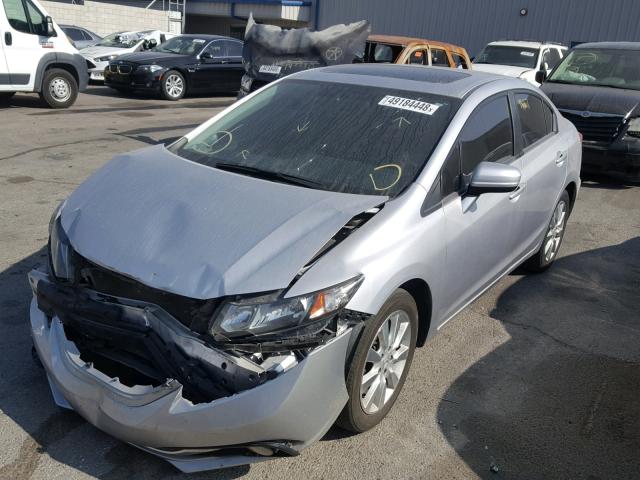 19XFB2F92EE233091 - 2014 HONDA CIVIC EXL 银色 照片 2