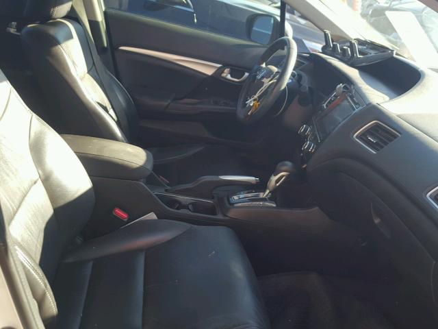 19XFB2F92EE233091 - 2014 HONDA CIVIC EXL 银色 照片 5