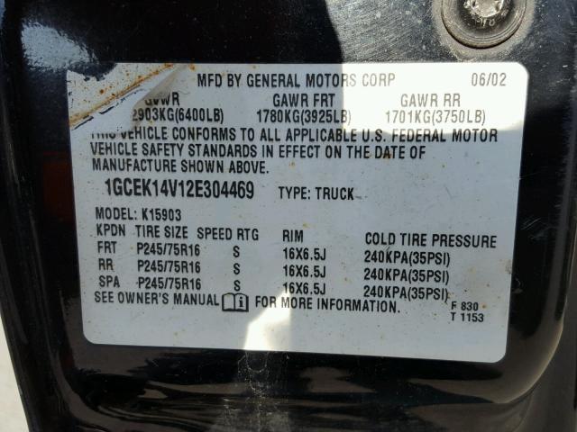 1GBJK34D37E133687 - 2007 CHEVROLET SILVERADO BLACK photo 10