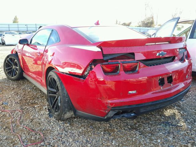 2G1FS1EP1C9801863 - 2012 CHEVROLET CAMARO ZL1 RED photo 3