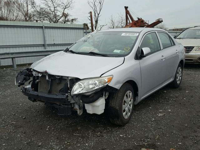 JTDBL40E49J004353 - 2009 TOYOTA COROLLA BA SILVER photo 2