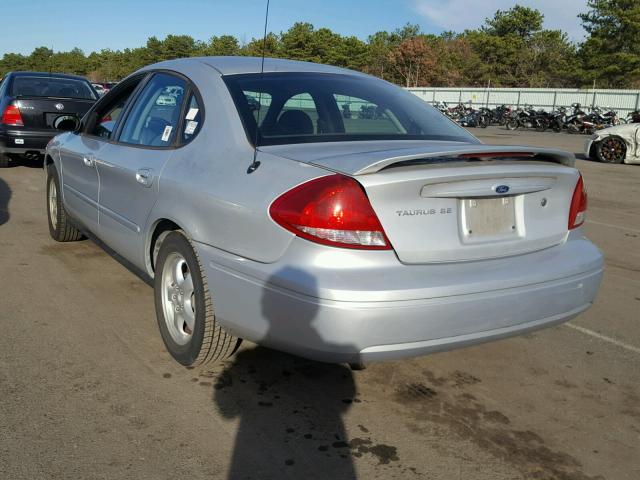 1FAFP53U86A241220 - 2006 FORD TAURUS SE SILVER photo 3