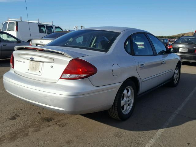 1FAFP53U86A241220 - 2006 FORD TAURUS SE SILVER photo 4