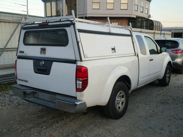 1N6BD0CTXEN734039 - 2014 NISSAN FRONTIER S WHITE photo 4