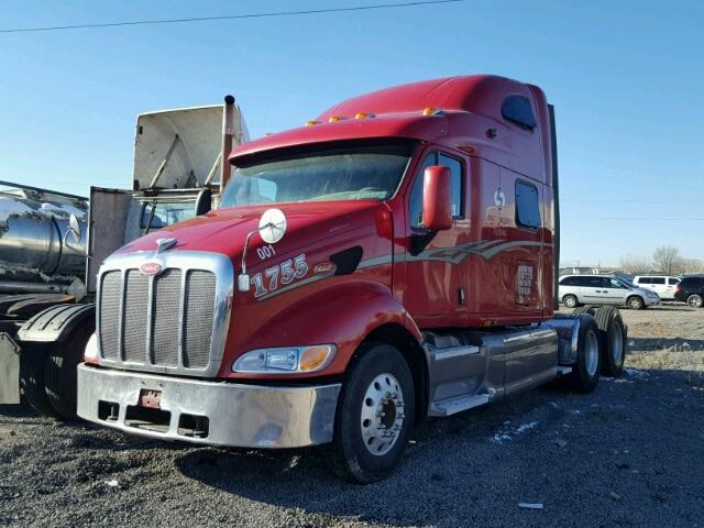 1XP7DU9X46D894708 - 2006 PETERBILT 387 RED photo 2