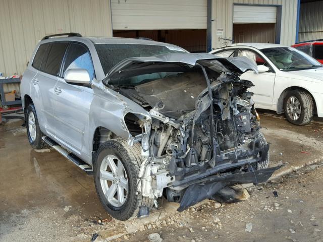 5TDKK3EH9AS007420 - 2010 TOYOTA HIGHLANDER SILVER photo 1