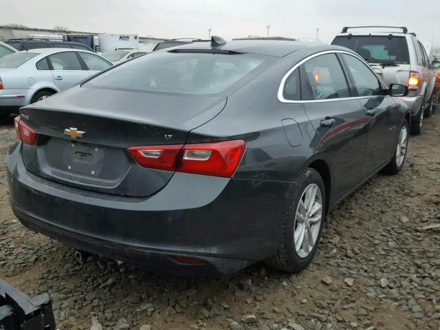 1G1ZE5ST3HF164941 - 2017 CHEVROLET MALIBU LT GRAY photo 4