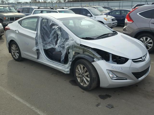 5NPDH4AE0FH561144 - 2015 HYUNDAI ELANTRA SE SILVER photo 1