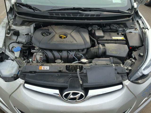 5NPDH4AE0FH561144 - 2015 HYUNDAI ELANTRA SE SILVER photo 7