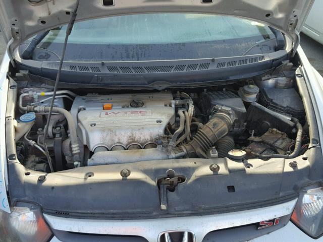 2HGFG21556H707919 - 2006 HONDA CIVIC SI SILVER photo 7