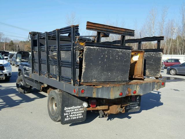 1GBJK34D17E193810 - 2007 CHEVROLET SILVERADO BLACK photo 3