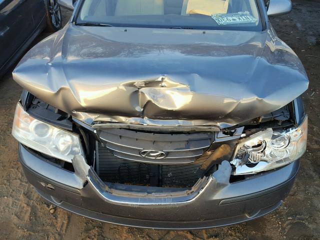 5NPET46C99H498284 - 2009 HYUNDAI SONATA GLS BLUE photo 7