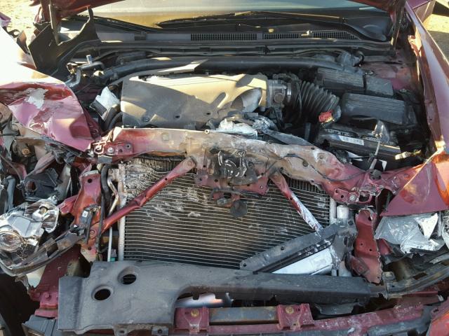 19UUA66244A065557 - 2004 ACURA TL BURGUNDY photo 7